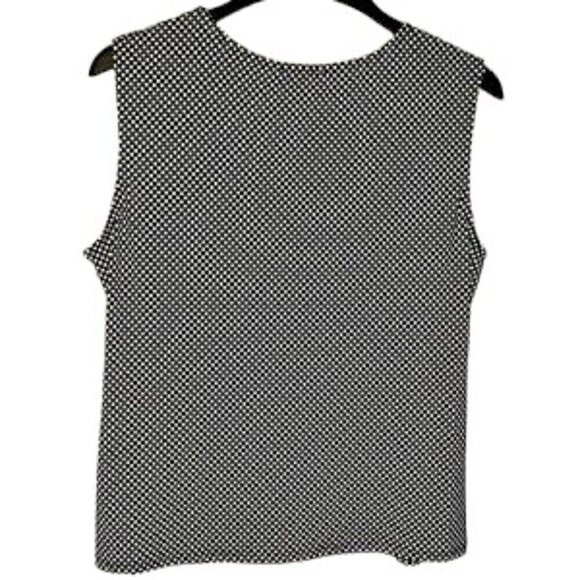 NWT Lauren by Ralph Lauren Printed Sleeveless/Tank-Navy Women’s XL - Picture 5 of 6